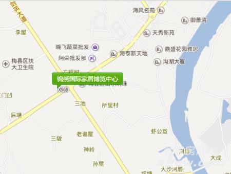 锦绣国际家居博览中心交通图