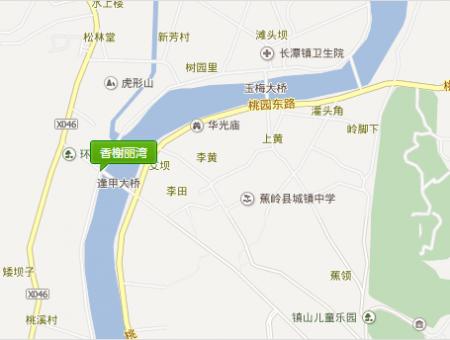 蕉岭香榭丽湾  交通图
